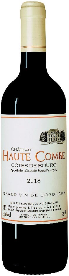AOP(2) CÔTES DE BOURG CHÂTEAU HAUTE COMBE 2018. 3587590074460 (3587590074460)