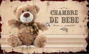 Class Deco Plaque métal déco - Chambre de bébé code EAN 3587598011771 