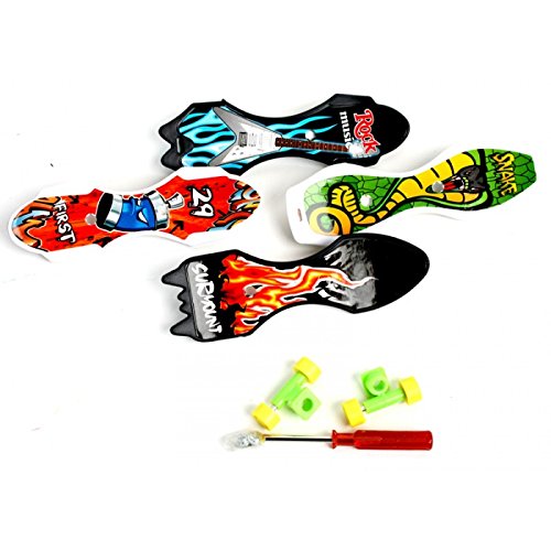 Skate à doigts mini 9cm tournevis+vis+roues