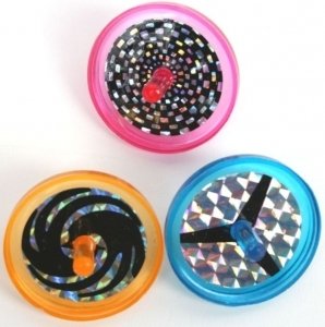 LOT DE 10 TOUPIES EN PLASTIQUE 4CM JOUET TOUPIE...