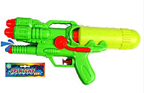 PISTOLET A EAU 27 CM DOUBLE JET AVEC RESERVOIR ...