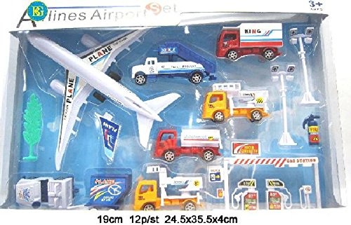 BG international - Avion 19 cm + 12 accessoires...