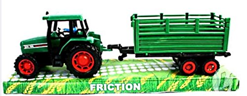 LP DIVERTISSEMENT BG international - Tracteur à friction 32 cm + remorque code EAN 3588270049266 