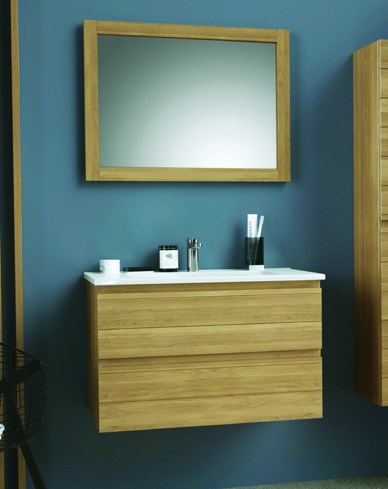  ENSEMBLE MEUBLE VASQUE ET MIROIR(1) "GRAFIKA" code EAN 3588560363065 