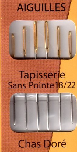6 Aiguilles à Canevas Tapisserie sans pointe à ...