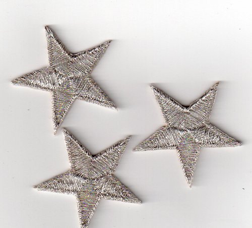 Ecusson thermocollant 3 Petites Etoiles Coloris...