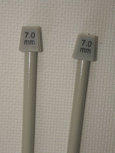 1 Paire d' AIGUILLES à TRICOTER Taille 7 ALUMIN...