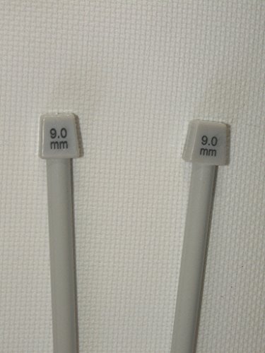 1 Paire d' AIGUILLES à TRICOTER Taille 9 ALUMIN...