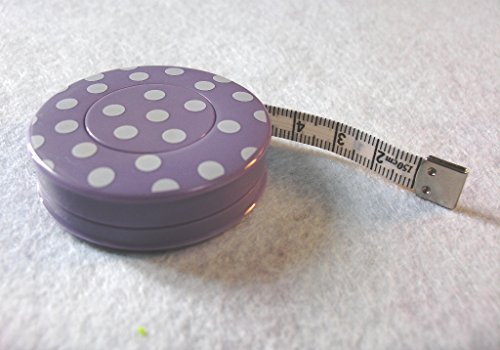 Mètre Ruban de Couturière A Pois Coloris Violet...