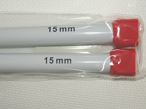 1 Paire d' AIGUILLES à TRICOTER Taille 15 PLAST...