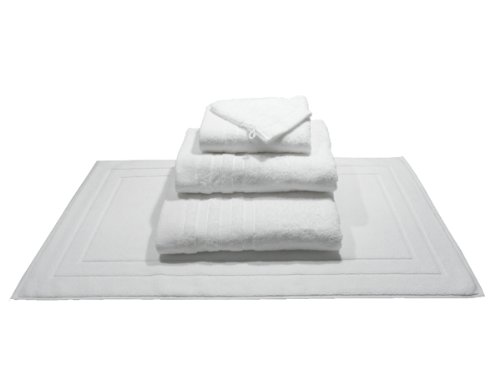 La Maison d'Ursule Eponge unie coloris blanc - 100% coton 550gr/m² 3589721015519 (3589721015519)