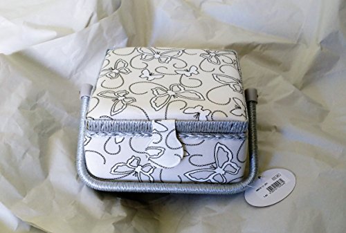 Très Belle Boite à Couture Papillon Fond Gris M...