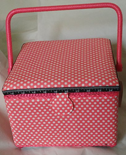 Très Belle Boite à Couture A Pois Coloris Rose ...