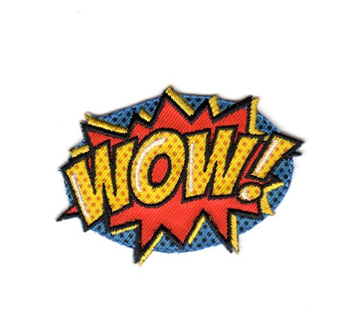 Ecusson thermocollant Pop Art Wow !