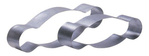 Moule inox à coquille 29x10,5 cm, hauteur 5 cm