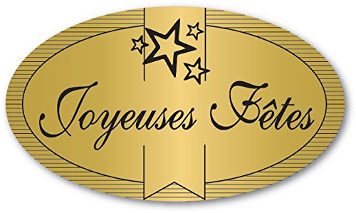 mallard ferrière Mallard ferrière - Etiquettes adhésives joyeuses fêtes - boite distributrice de 500 étiqu Joyeuses Fêtes, .. Cuisine : Etiquetage code EAN 3593722101744 