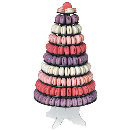 - pyramide a macarons couleur version noire. cuisine : autour de la patisserie (le macaron du chef) 3593722115130 Cuisineonly