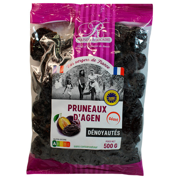  Pruneaux D'agen Dénoyautés Roucadil code EAN 3595120022591 