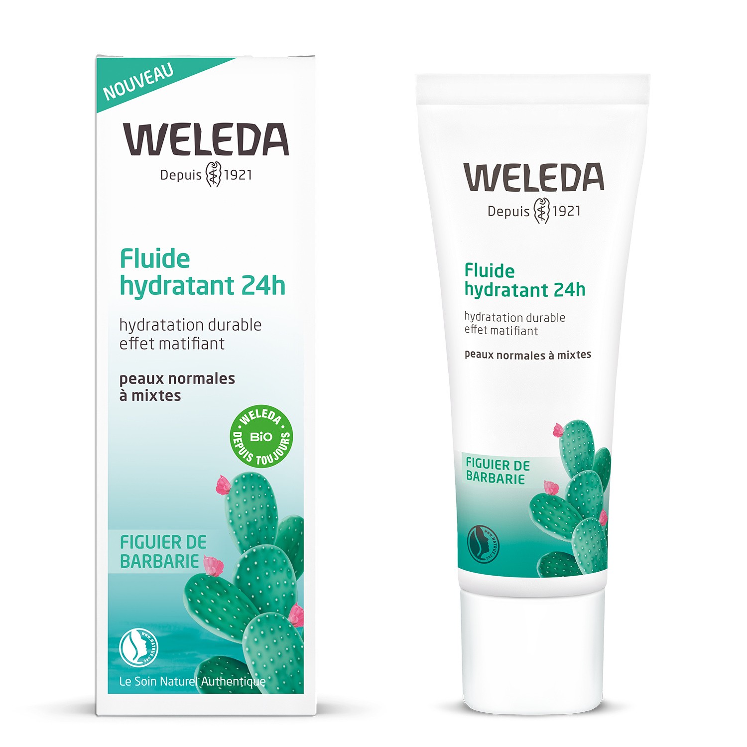 Soin visage fluide hydratant à la figue barbari...