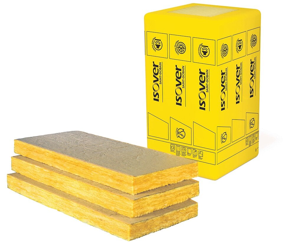 SUPRALAINE 20 Panneaux laine de verre Murs kraf...