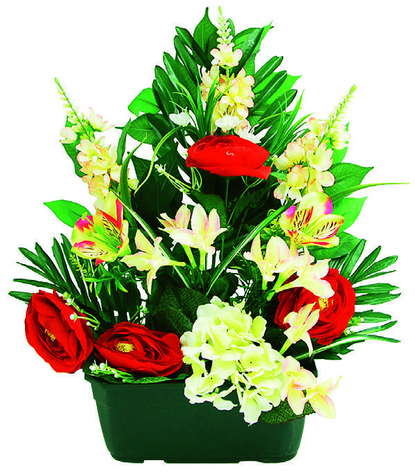  JARDINIÈRE RENONCULES / DELPHINIUM code EAN 3596440002386 