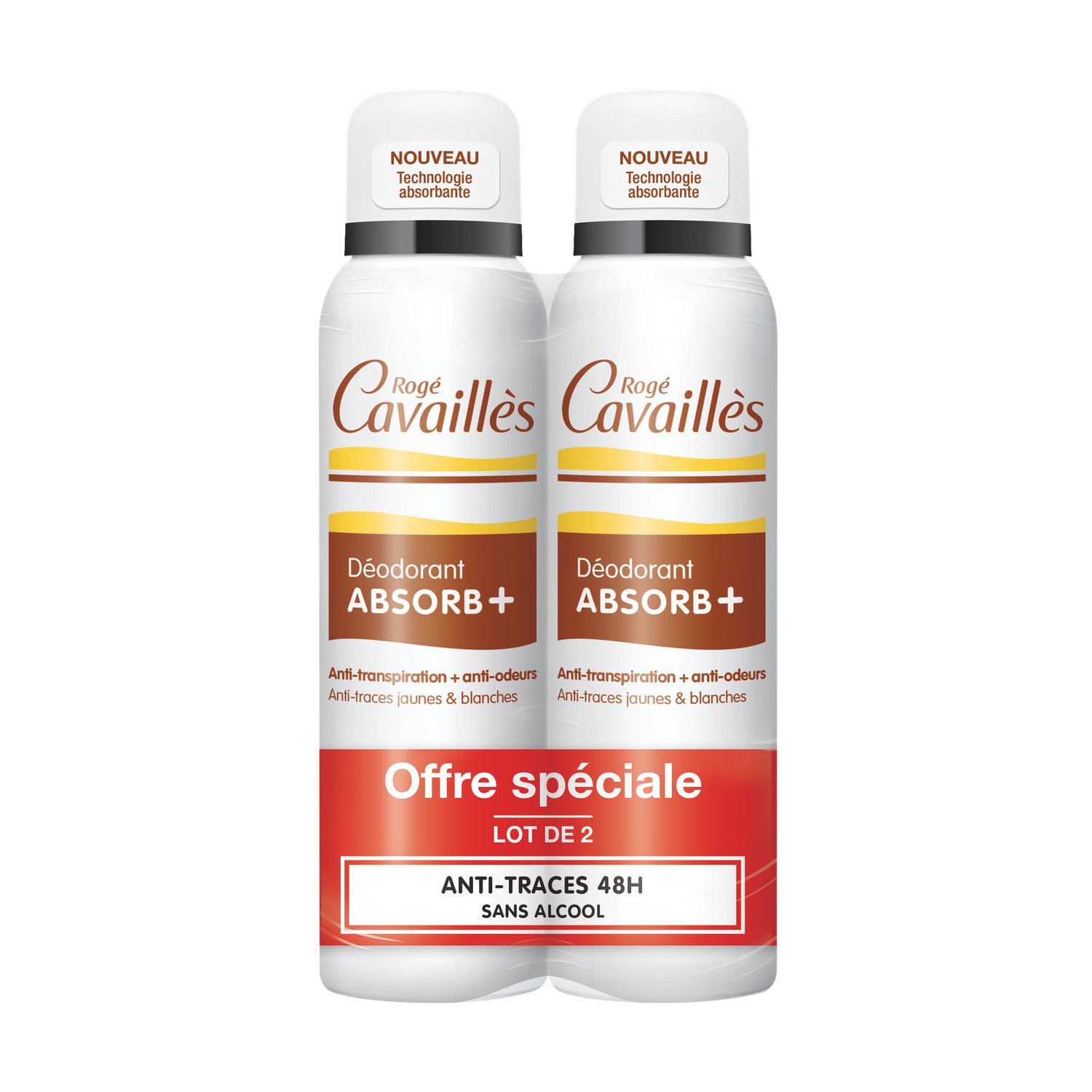 ROGE CAVAILLES Déodorant absorb+ anti-transpiration ROGE CAVAILLES code EAN 3596490003654 