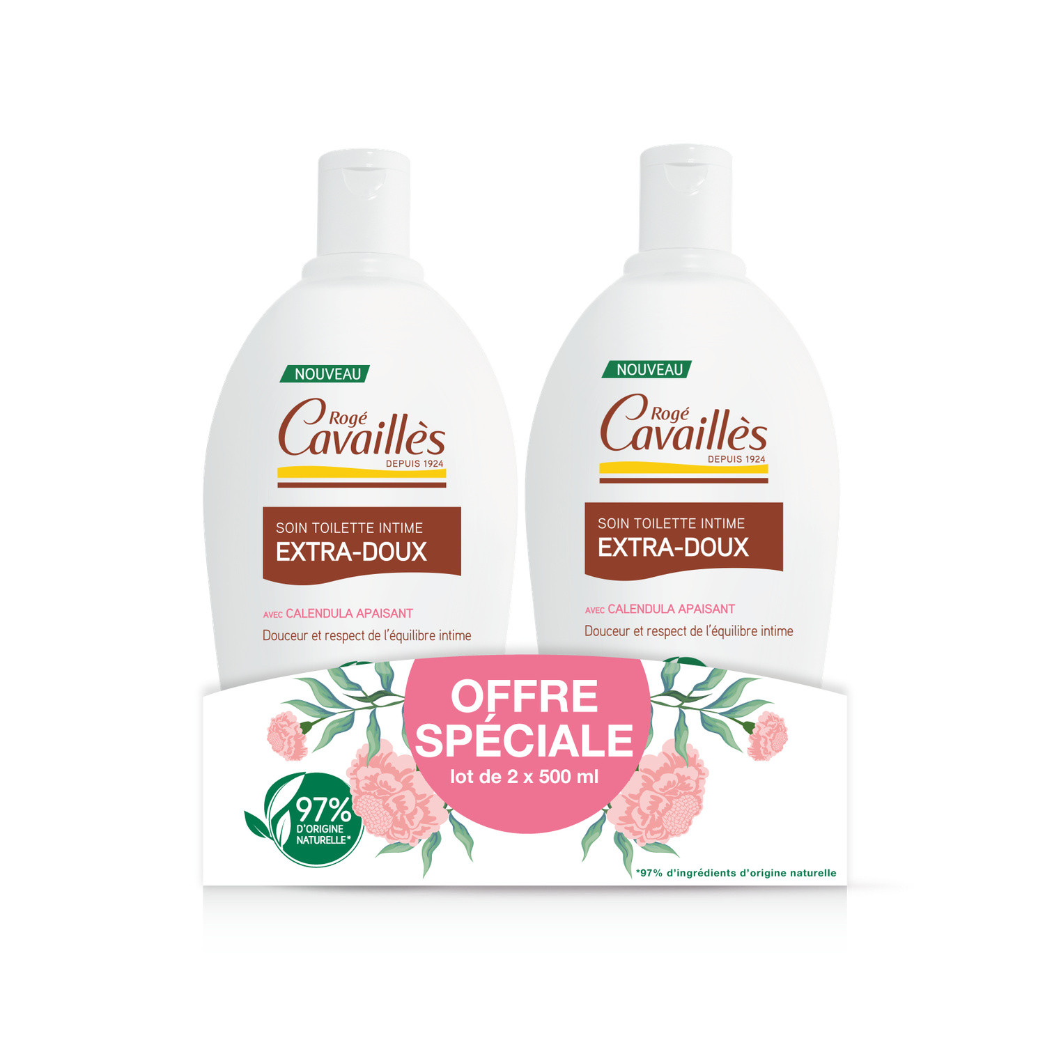 ROGE CAVAILLES Soin toilette intime anti-bactérien ROGE CAVAILLES code EAN 3596490005825 