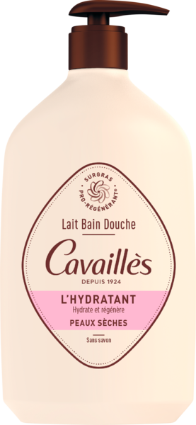 Cavaillès Lait Bain Douche L' hydratant Peaux s...