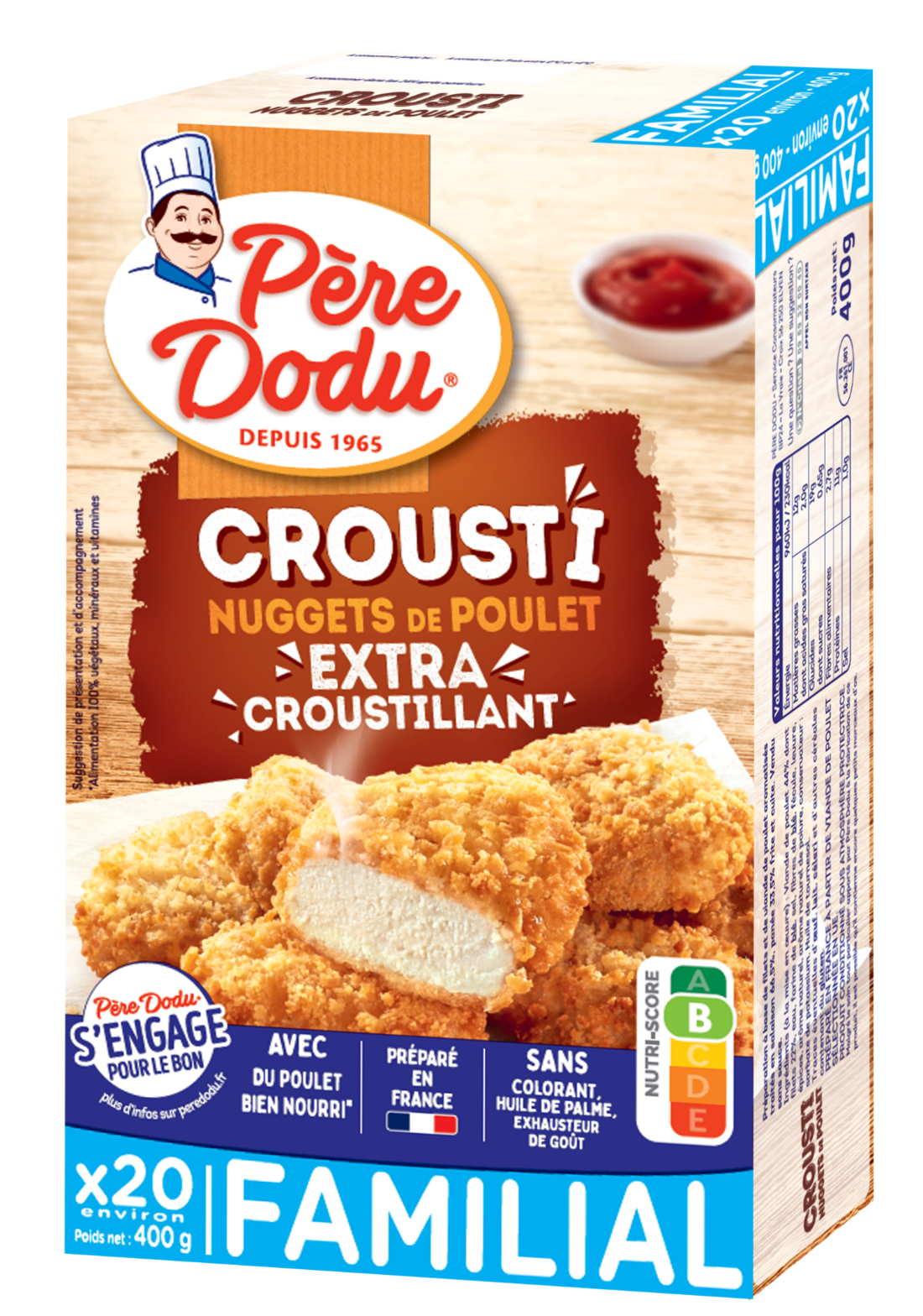 CROUSTI NUGGETS DE POULET FAMILIAL
