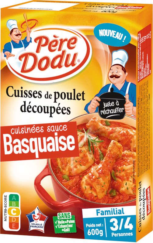 CUISSES DE POULET DÉCOUPÉES  CUISINÉES SAUCE BA...