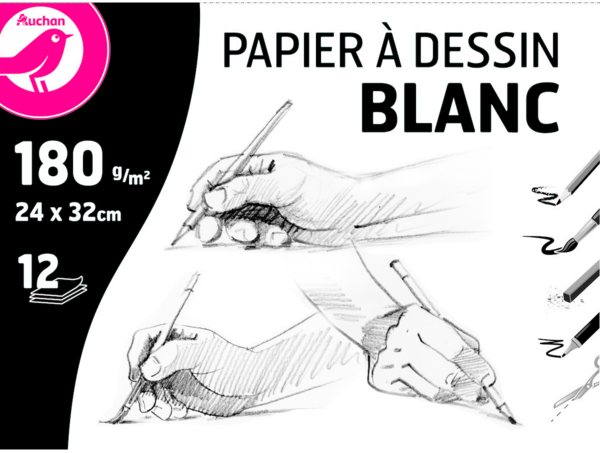 POCHETTE DESSIN AUCHAN