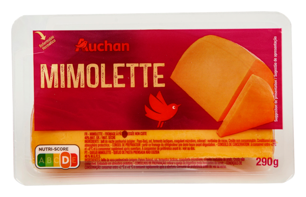  Mimolette Auchan code EAN 3596710216338 