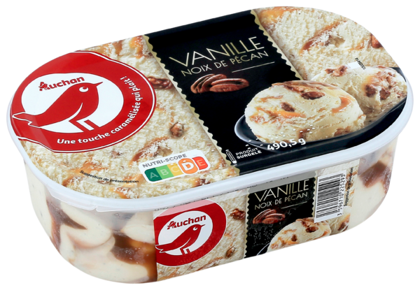  Glace Vanille Noix De Pécan Auchan code EAN 3596710225293 