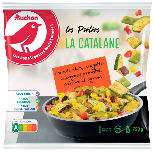  Poêlée Catalane Surgelée Auchan code EAN 3596710274536 