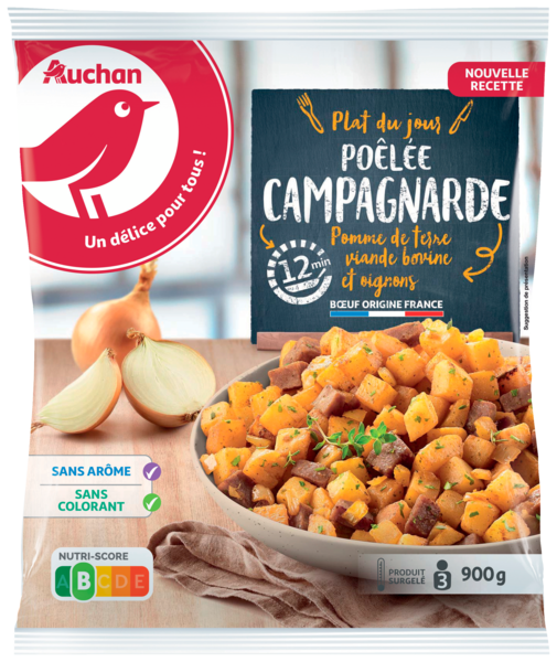 Poêlée Campagnarde Surgelée Auchan 3596710290222 