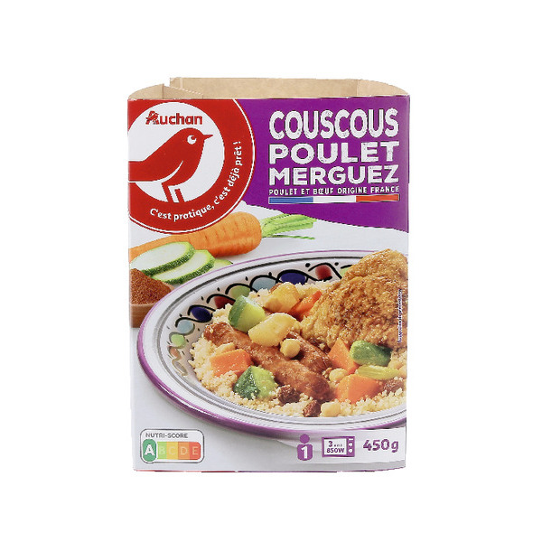  Couscous Auchan code EAN 3596710304783 