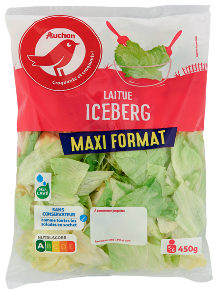  Laitue Iceberg Auchan code EAN 3596710314522 