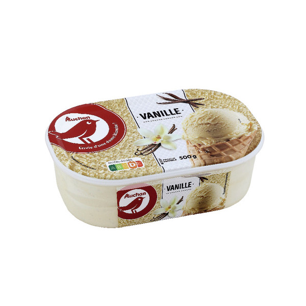 Glace Vanille Auchan 3596710316038 Glace Vanille Auchan 3596710316038