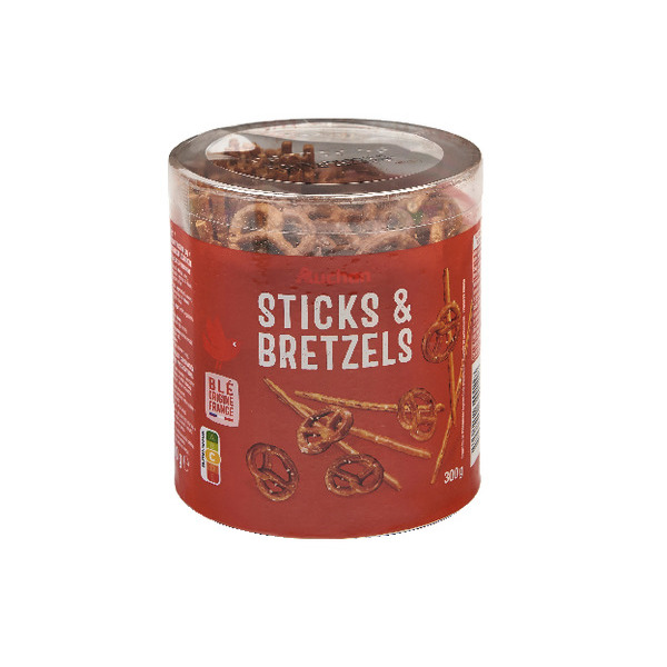  Tubo Sticks Et Bretzels Auchan code EAN 3596710340118 