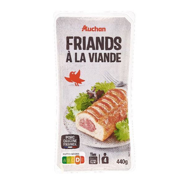  Friands À La Viande Auchan code EAN 3596710340170 