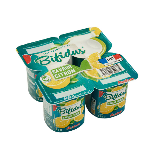  Bifidus Citron Auchan code EAN 3596710340675 