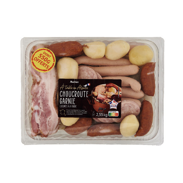  Choucroute Garnie Auchan À Table En France code EAN 3596710352197 