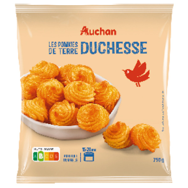  Pommes De Terre Duchesse Surgelées Auchan code EAN 3596710375677 