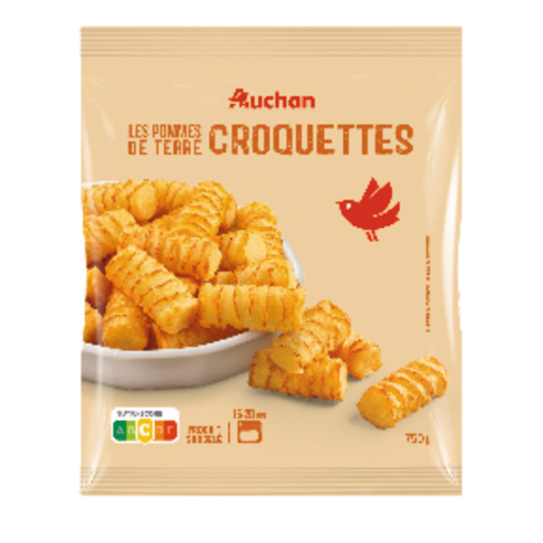  Croquettes Surgelées Auchan code EAN 3596710375752 