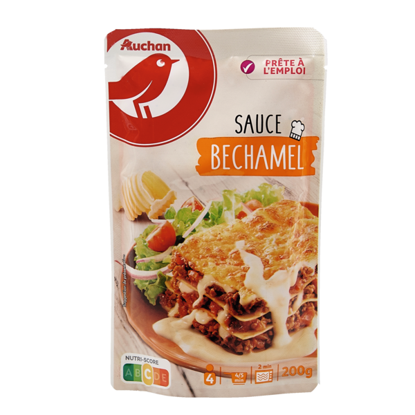  Sauce Bechamel Auchan code EAN 3596710378845 