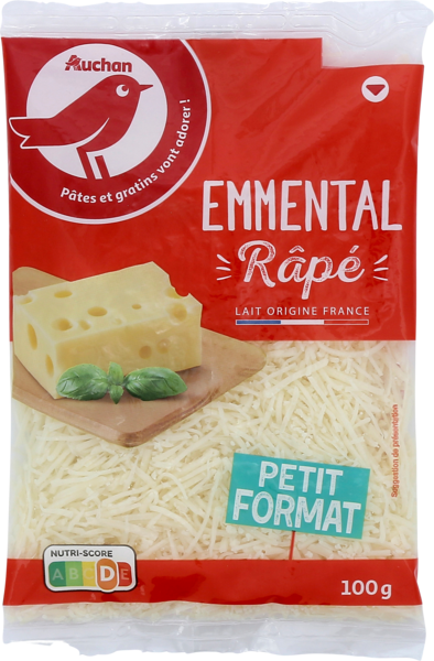 Emmental Râpé Auchan