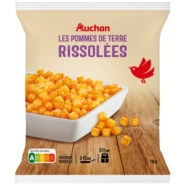  Pommes De Terre Rissolées Surgelées Auchan code EAN 3596710387243 