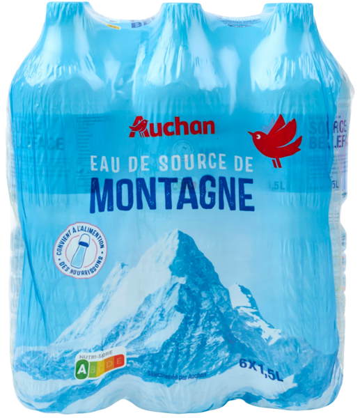 Eau De Source De Montagne Auchan