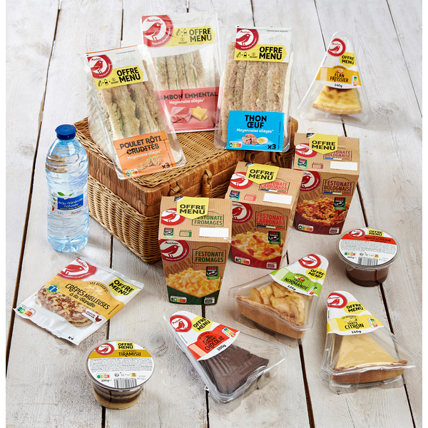  Menu Pause Snack Auchan code EAN 3596710393398 