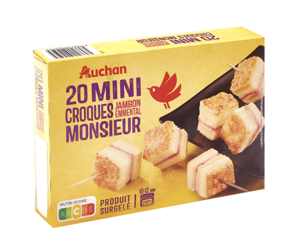  Mini Croques Monsieur Surgelés Auchan code EAN 3596710402595 